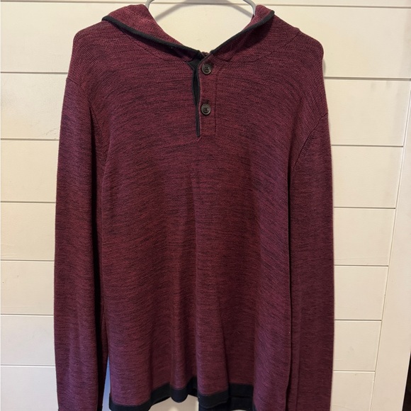 American Eagle Outfitters Other - American Eagle Burgundy Hooded Sweater